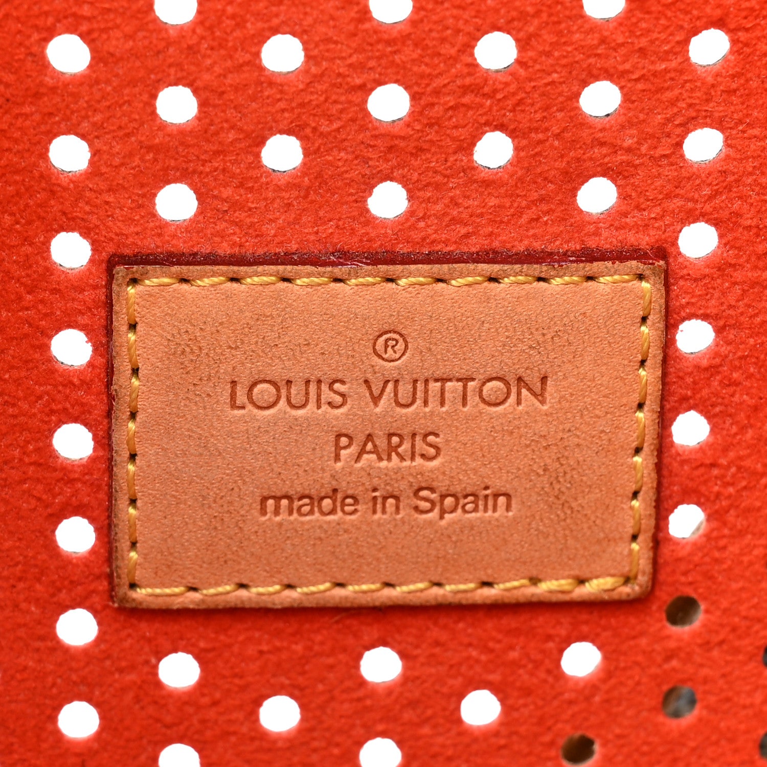Louis Vuitton Monogram Perforated Musette Orange 6 of 20
