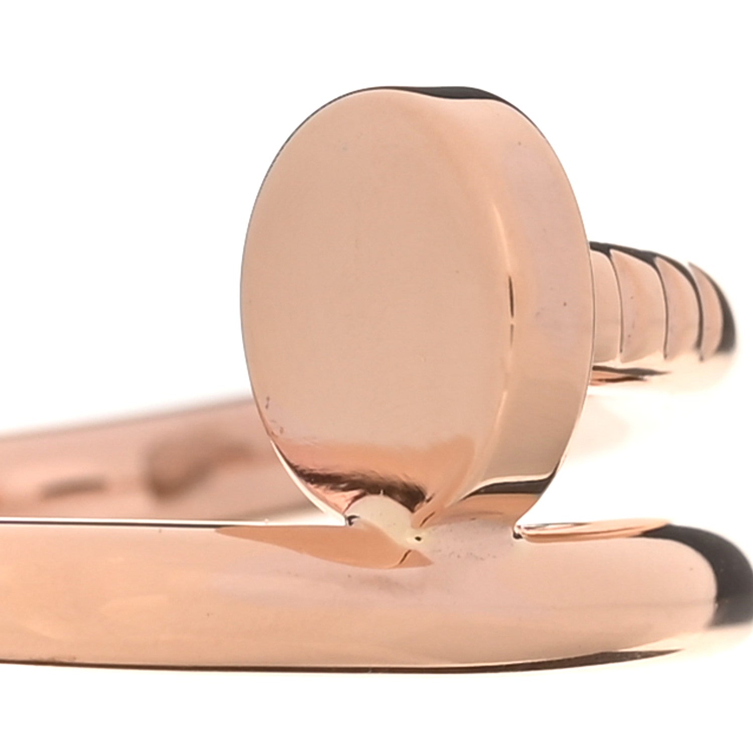 Cartier 18K Pink Gold Juste Un Clou Ring 54 7 4 of 6