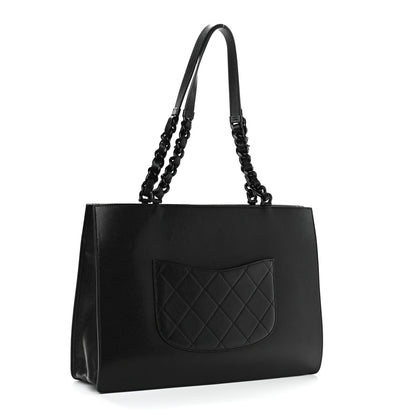 Chanel Caviar Quilted My Everything Large Shopping Tote Black 3 of 14