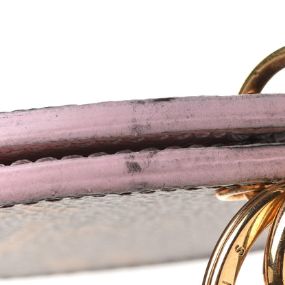 Louis Vuitton Monogram LV Mirror Bag Charm Key Holder Rose Ballerine 7 of 8