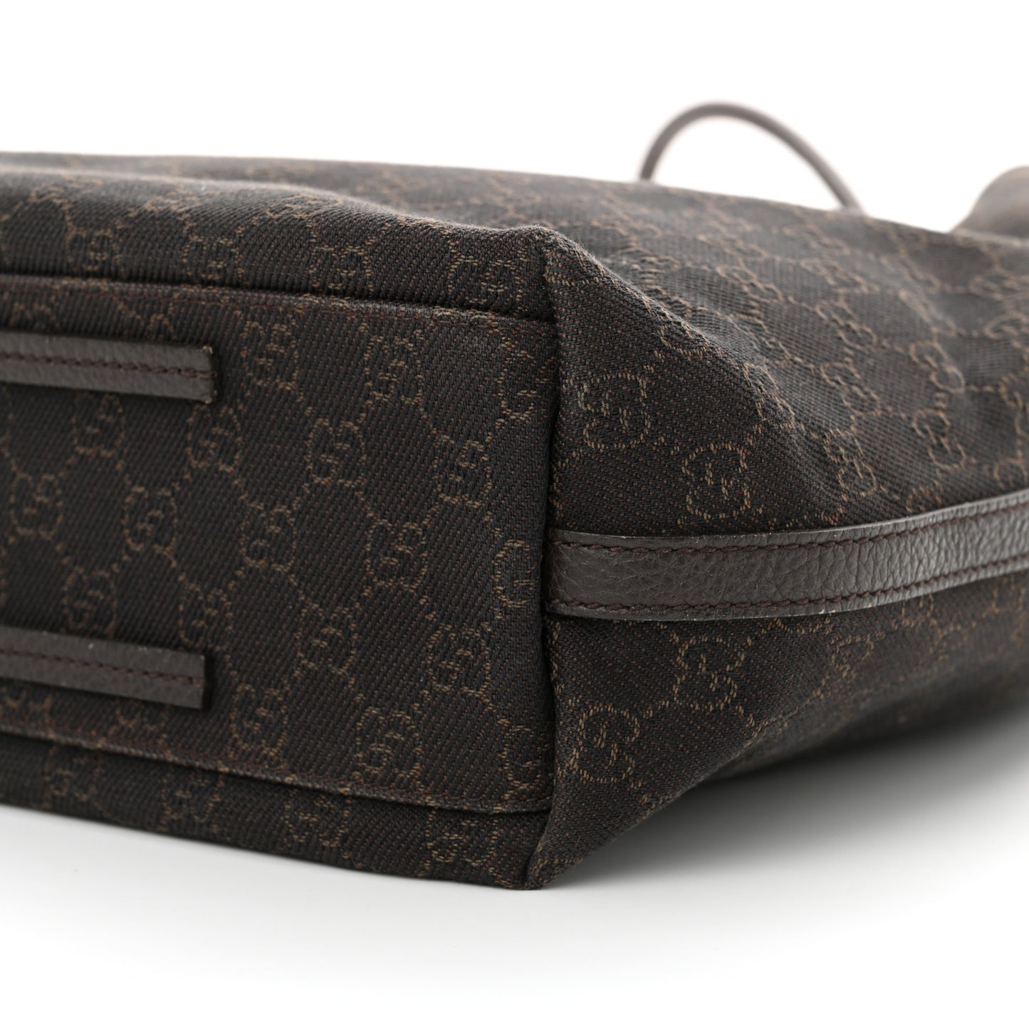 Canvas Monogram Gifford Shopping Tote Brown
