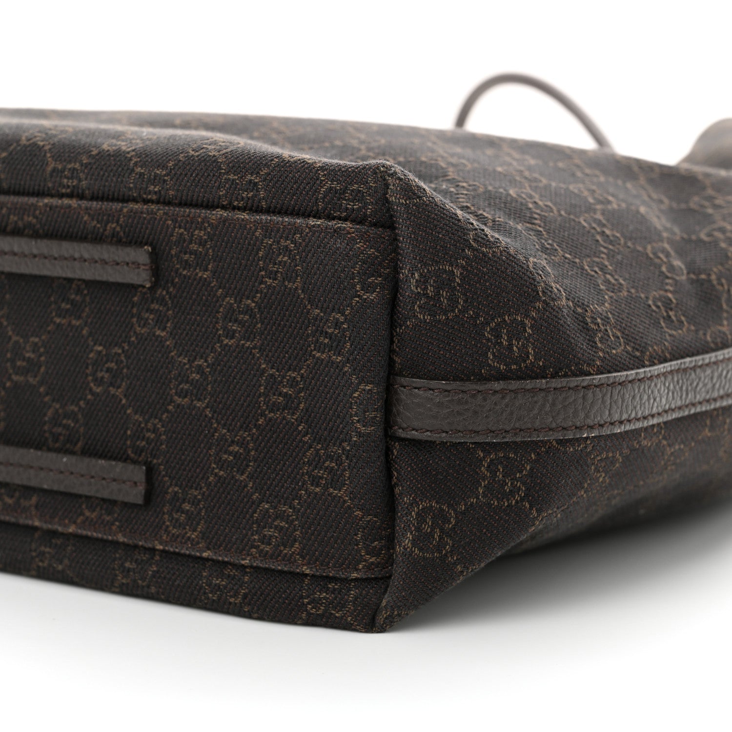 Gucci Canvas Monogram Gifford Shopping Tote Brown 10 of 15
