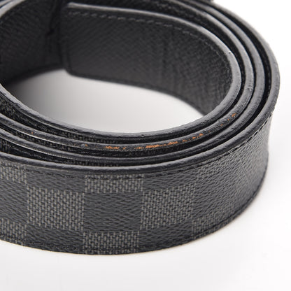 Louis Vuitton Damier Graphite 35mm LV Inventeur Reversible Belt 100 40 10 of 10