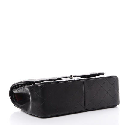 Chanel Lambskin Quilted Jumbo Double Flap Black 3 of 14