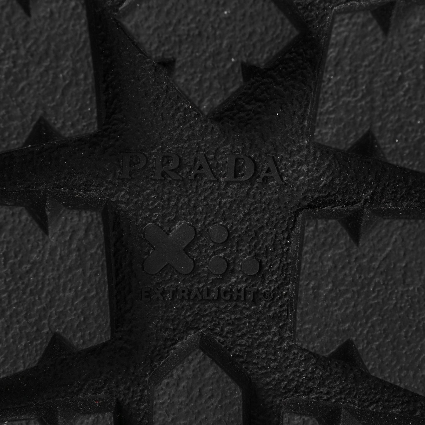 Shearling Metal Triangle Logo Lug Sole 20mm Slide Sandals 36 Black