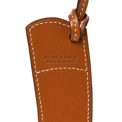 Hermes Butler Swift Paddock Botte Boot Bag Charm Natural Bleu Zanzibar 4 of 6