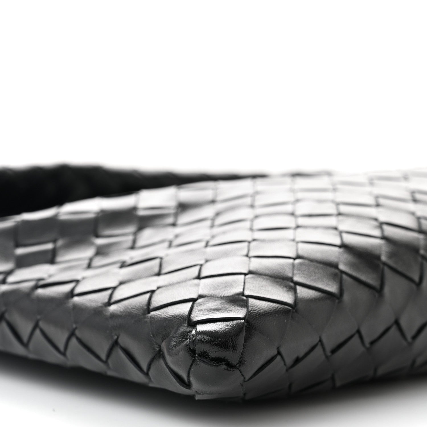 Bottega Veneta Calfskin Intrecciato Small Hop Black 9 of 10
