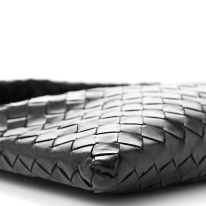 Bottega Veneta Calfskin Intrecciato Small Hop Black 9 of 10
