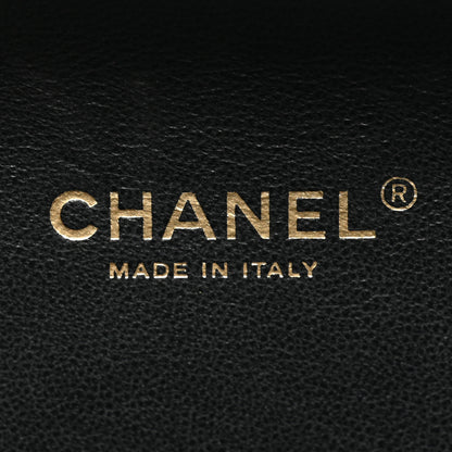 Chanel Caviar Quilted Small CC Filigree Vanity Case Beige Black 7 of 14