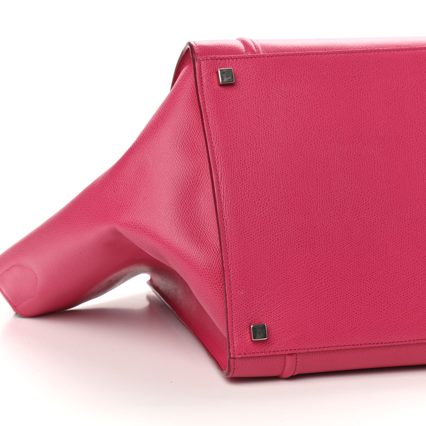 Grained Calfskin Medium Phantom Luggage Fuchsia
