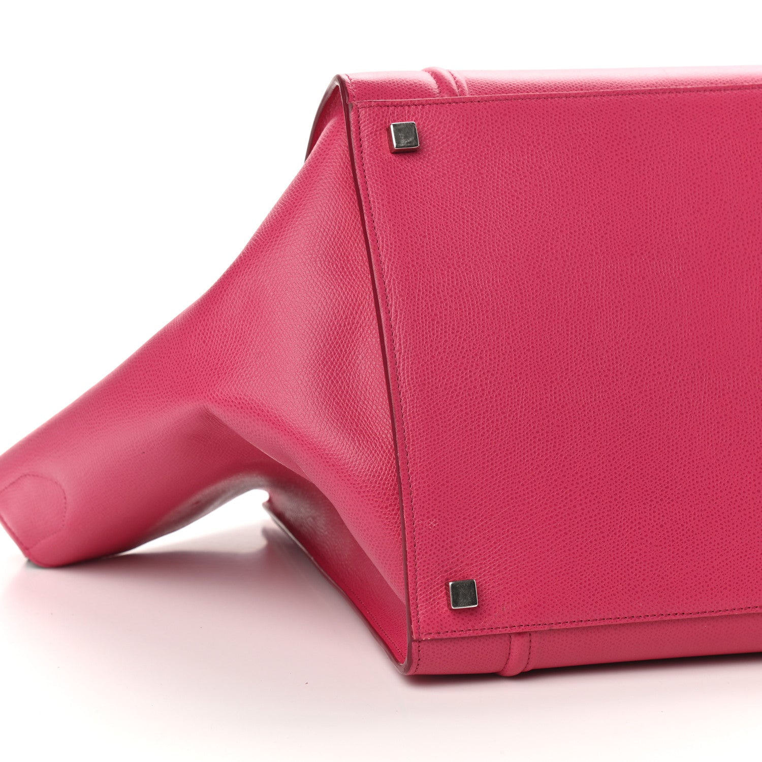 Celine Grained Calfskin Medium Phantom Luggage Fuchsia 8 of 11