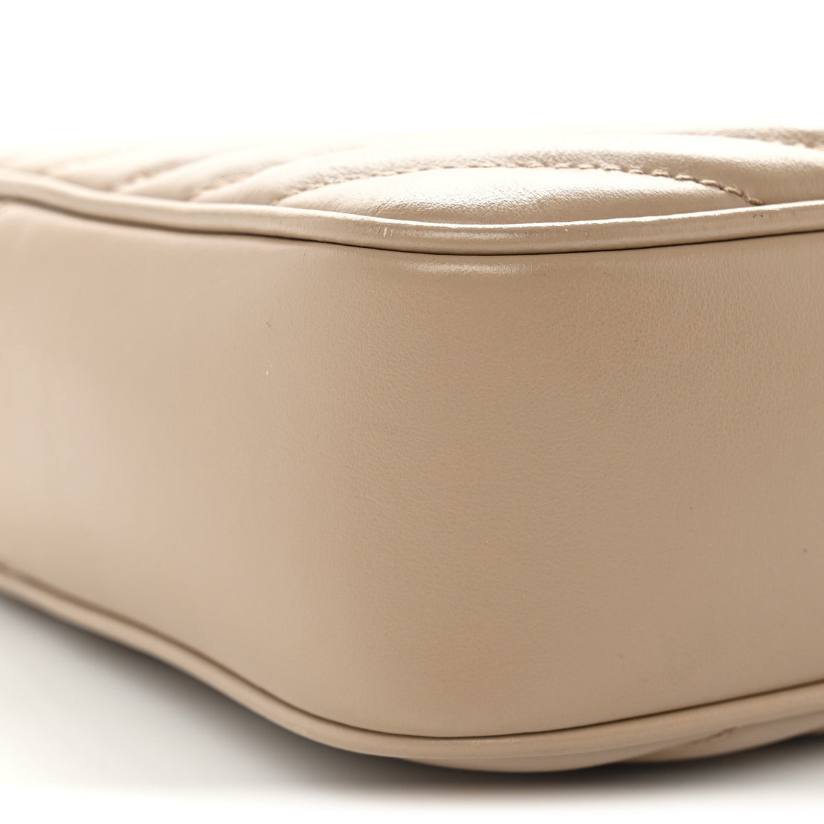 Saint Laurent Calfskin Matelasse Monogram Lou Camera Bag Dark Beige 17 of 25