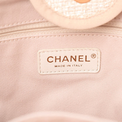 Chanel Canvas Large Deauville Tote Light Beige 7 of 9