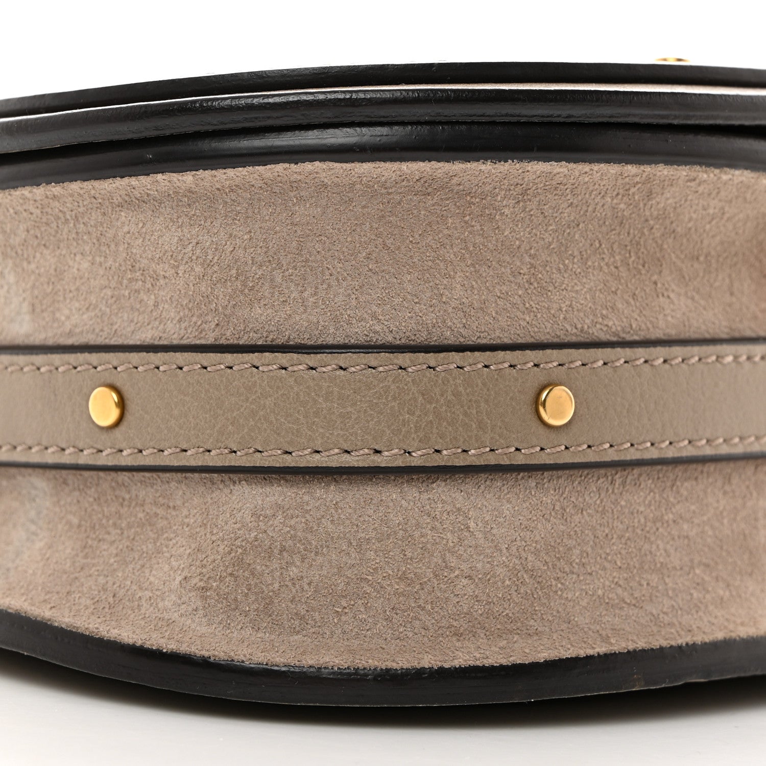 Chloe Calfskin Suede Small Nile Bracelet Bag Motty Grey 11 of 12