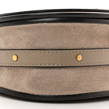 Chloe Calfskin Suede Small Nile Bracelet Bag Motty Grey 11 of 12