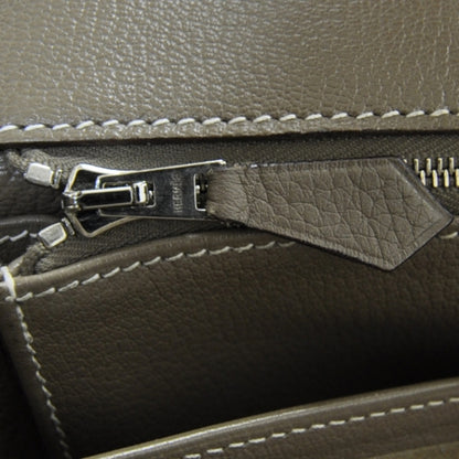 Hermes Taurillon Clemence Birkin 35 Etoupe 10 of 13