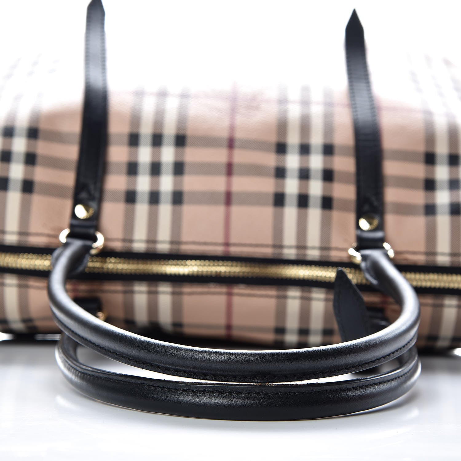 Burberry Haymarket Check Medium Salisbury Tote Black 16 of 19