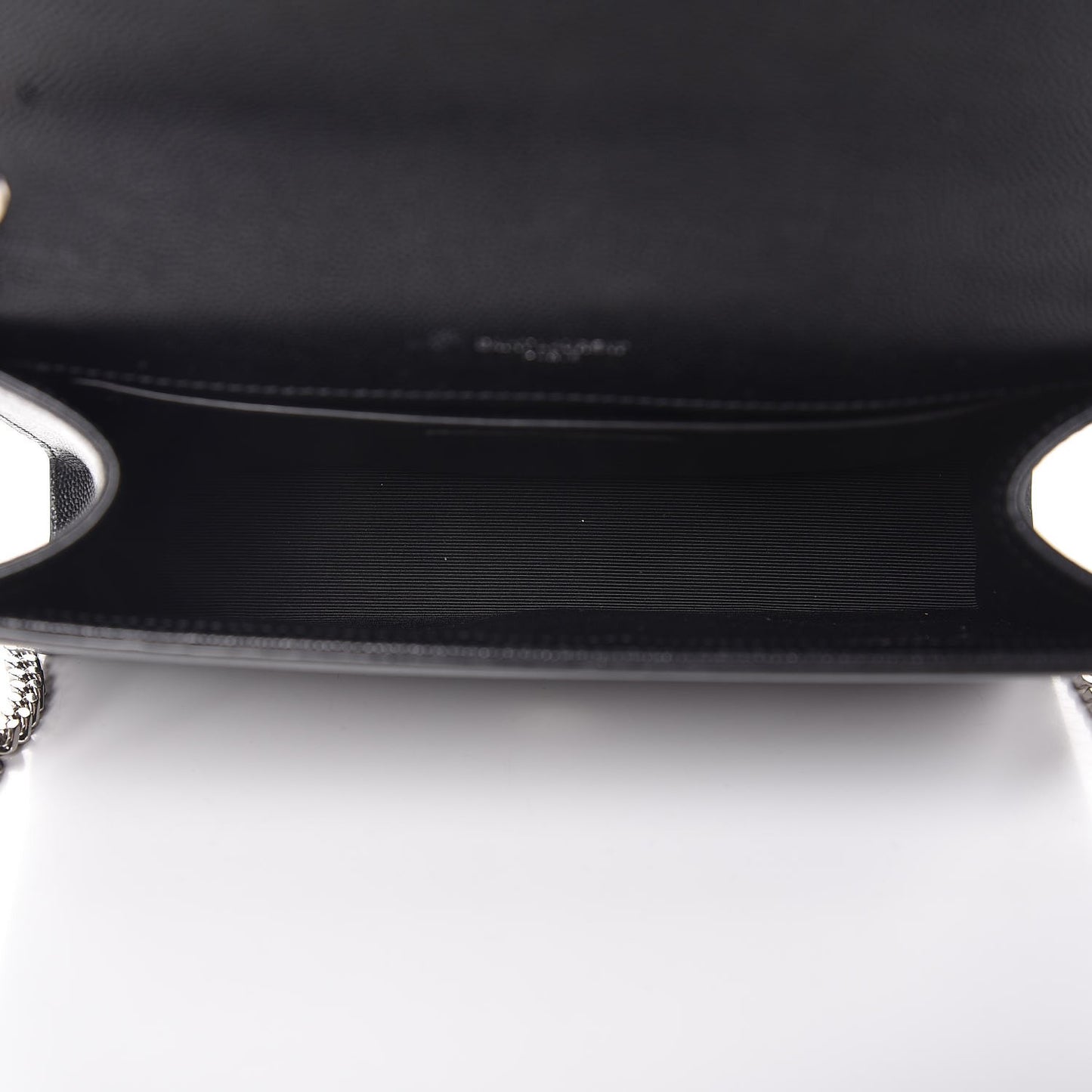 Grain De Poudre Medium Classic Monogram Kate Satchel Black