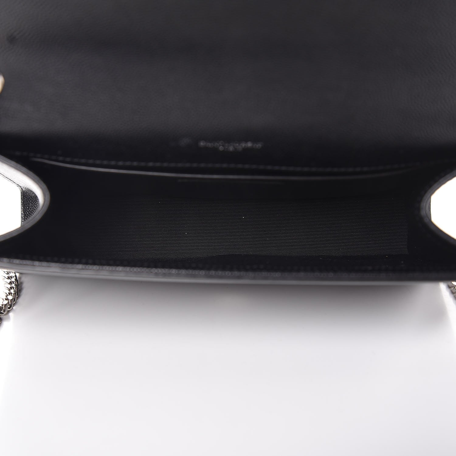 Saint Laurent Grain De Poudre Medium Classic Monogram Kate Satchel Black 5 of 8