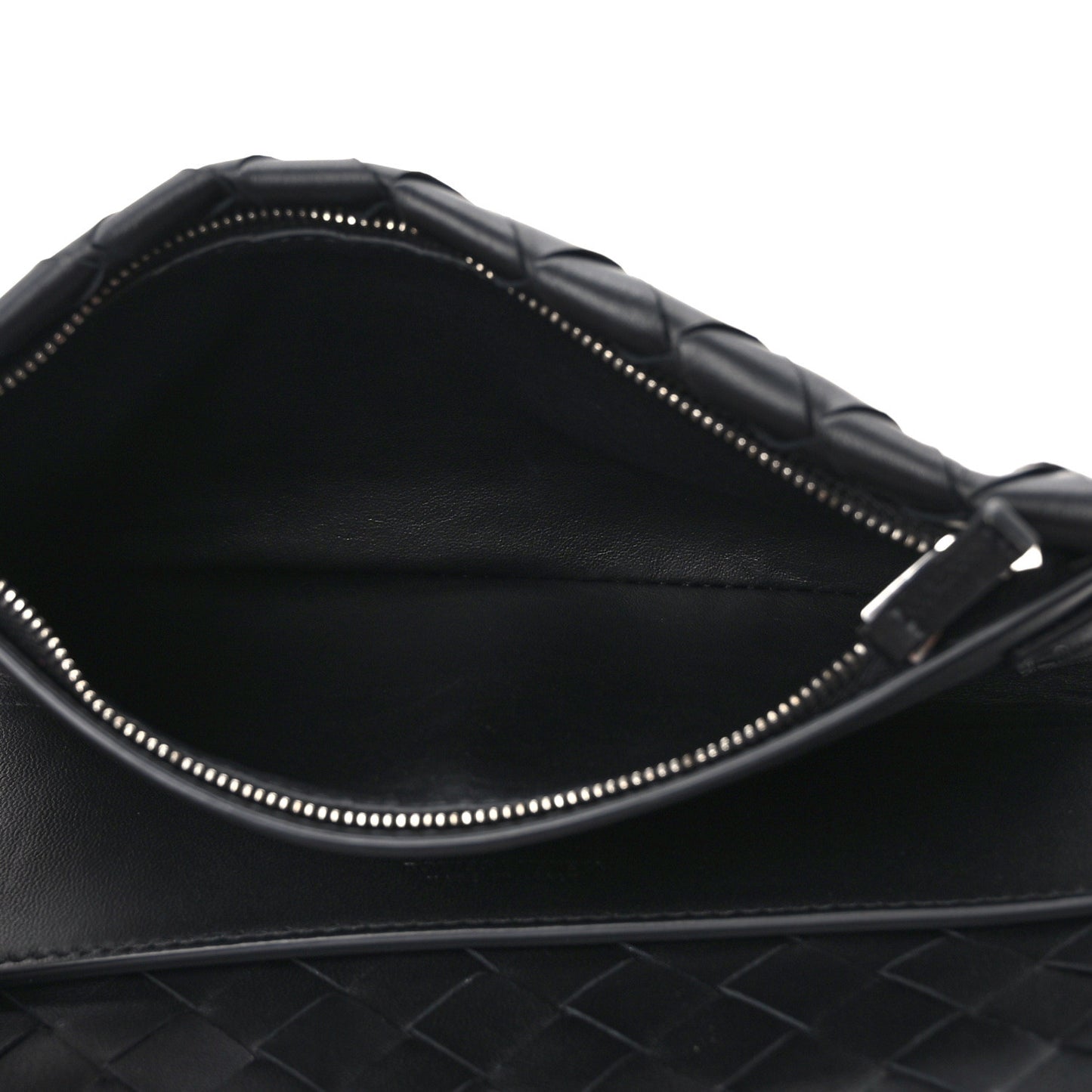 Nappa Intrecciato Belt Bag Black