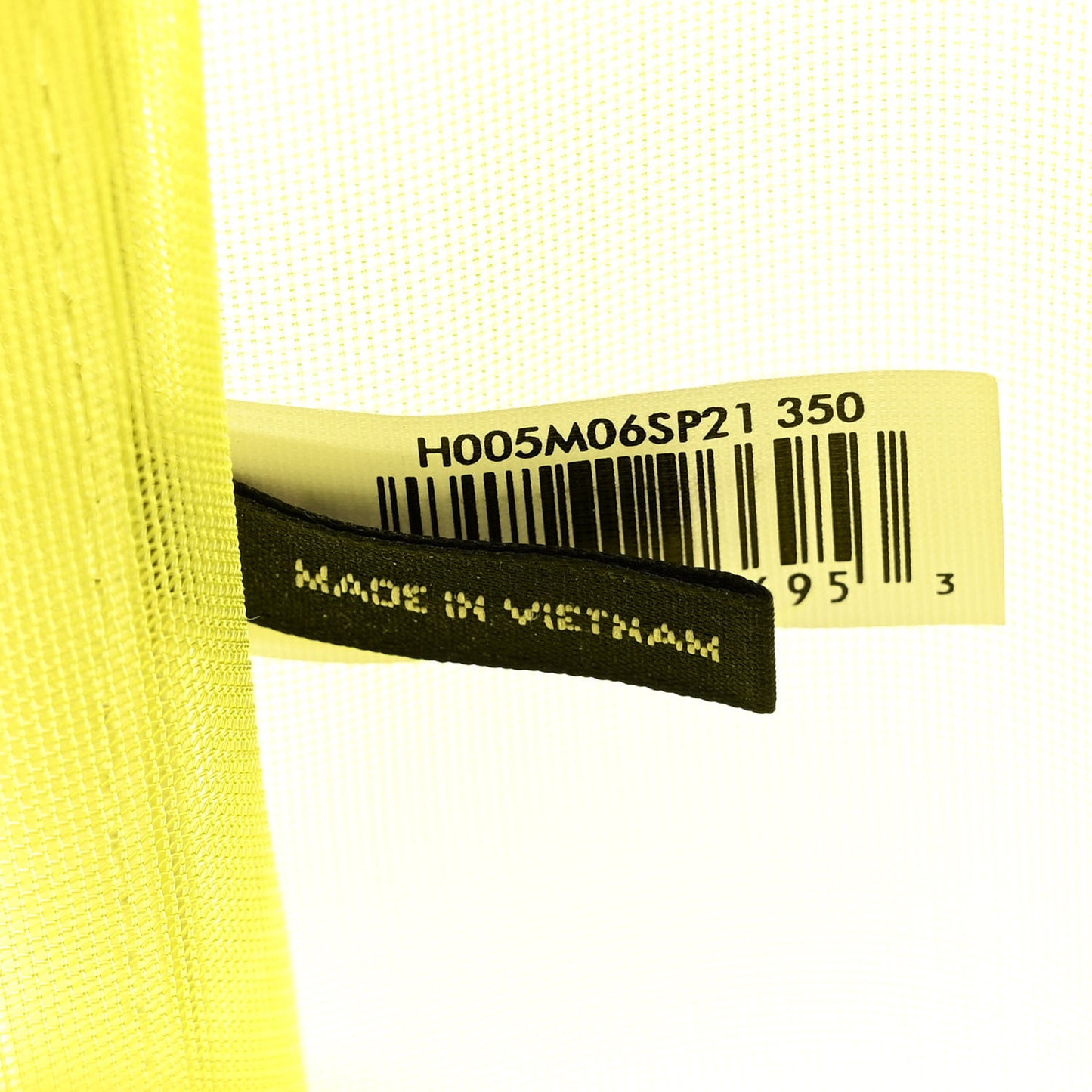 Mesh Medium The Tote Bag Fluo Yellow