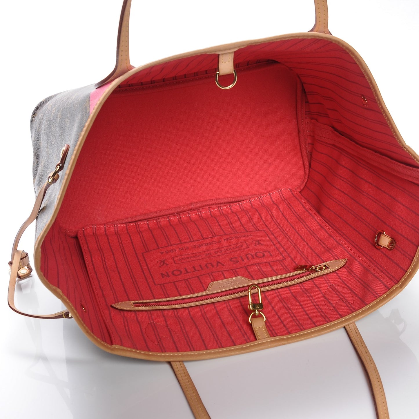 Monogram V Neverfull MM Grenade
