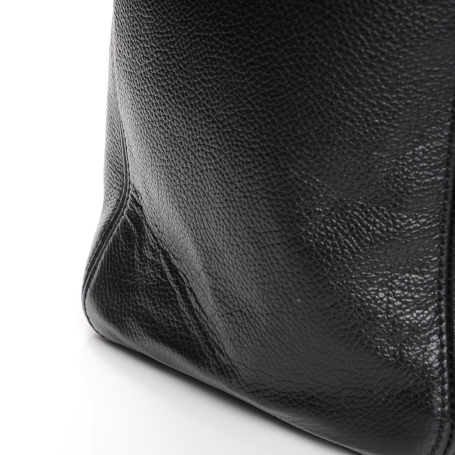 Chanel Calfskin Cerf Executive Shopper Tote Black 8 of 11
