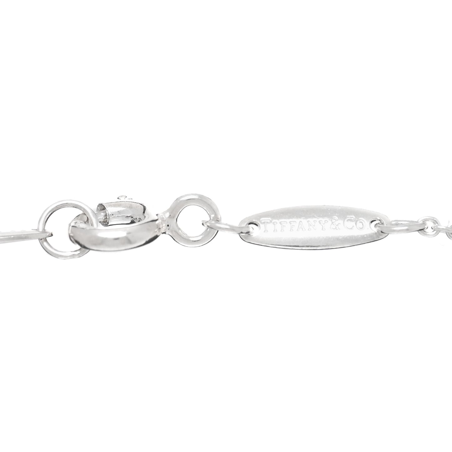Sterling Silver Diamond .09ct Elsa Peretti Diamonds By The Yard Bracelet
