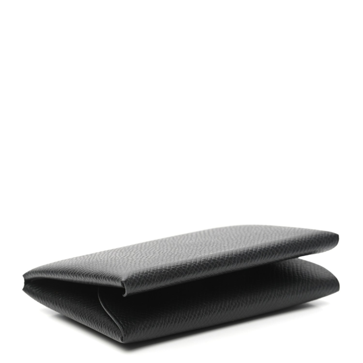 Hermes Epsom Calvi Duo Card Case Black 4 of 6