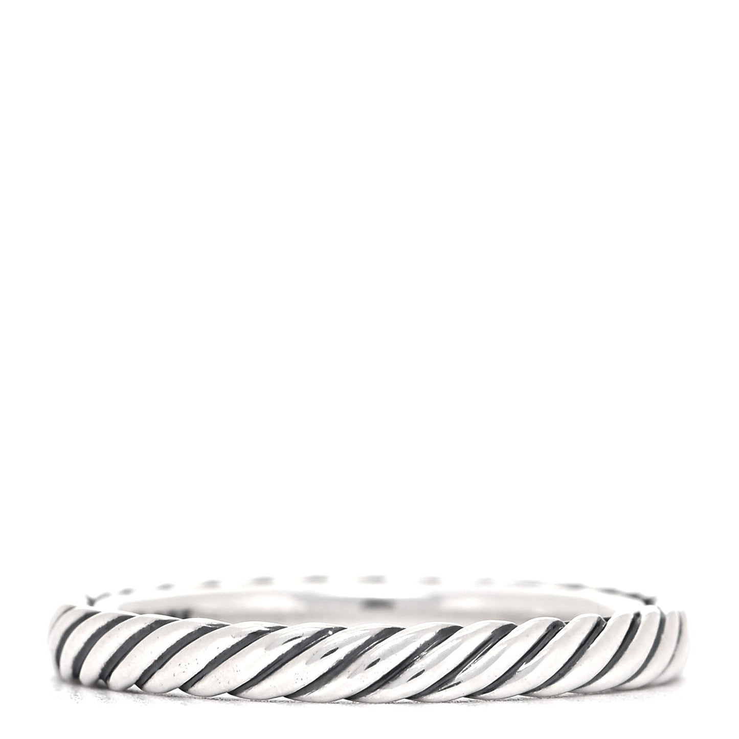 Sterling Silver Cable Classics Band Ring 54 6.75
