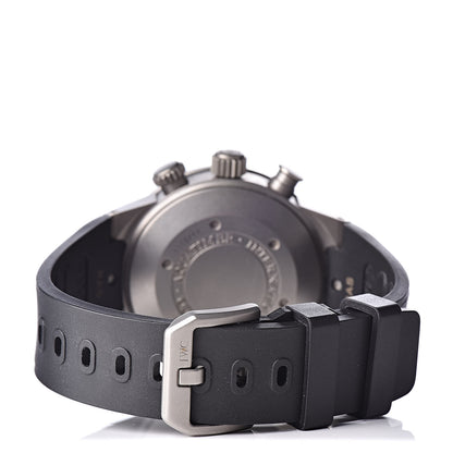 IWC Titanium Rubber 42mm Aquatimer Chronograph Automatic Watch Black IW371918 4 of 9