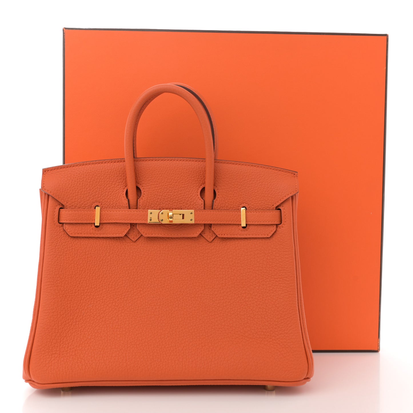 Togo Birkin 25 Orange