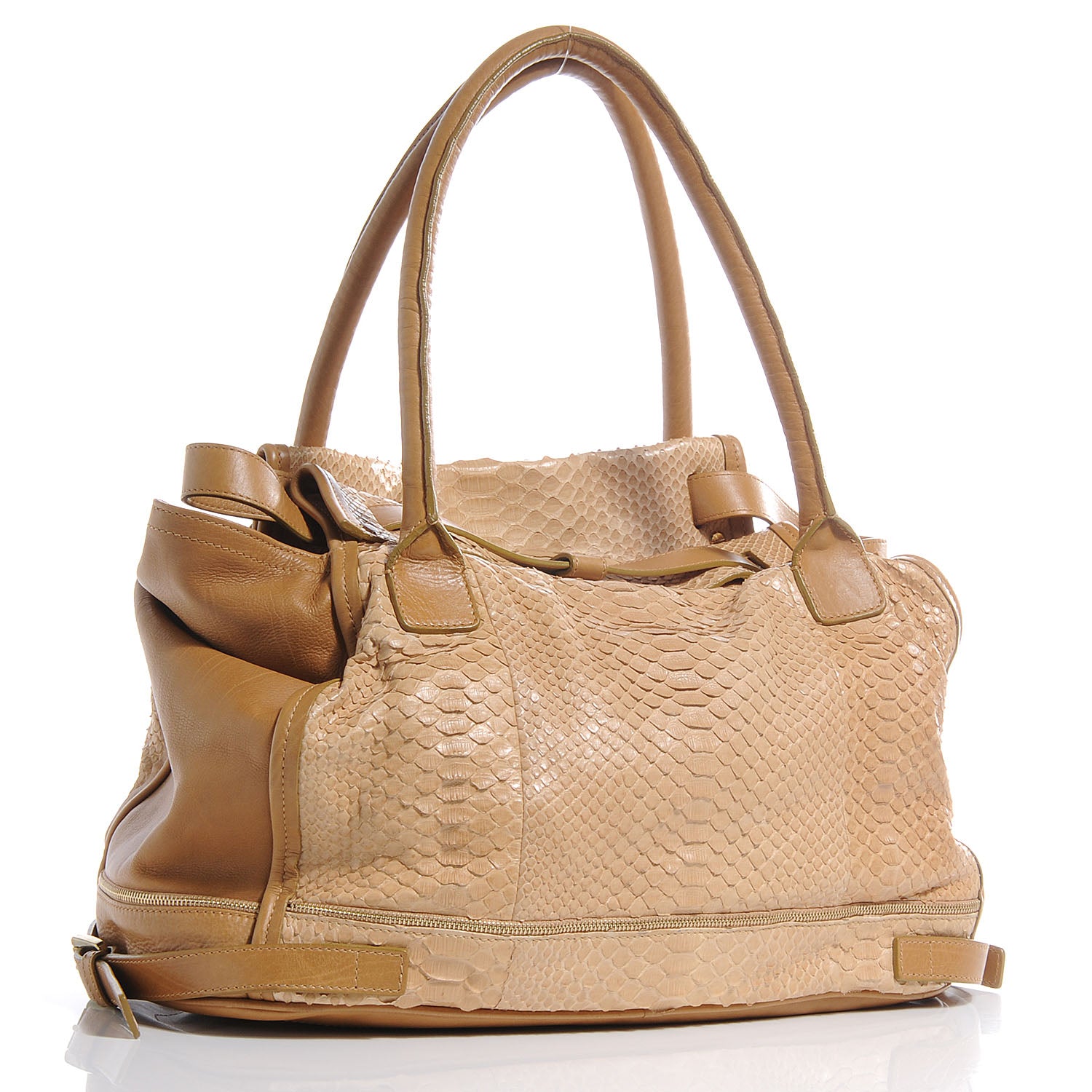 Chloe Python Large Marlow Bag Dune 3 of 9