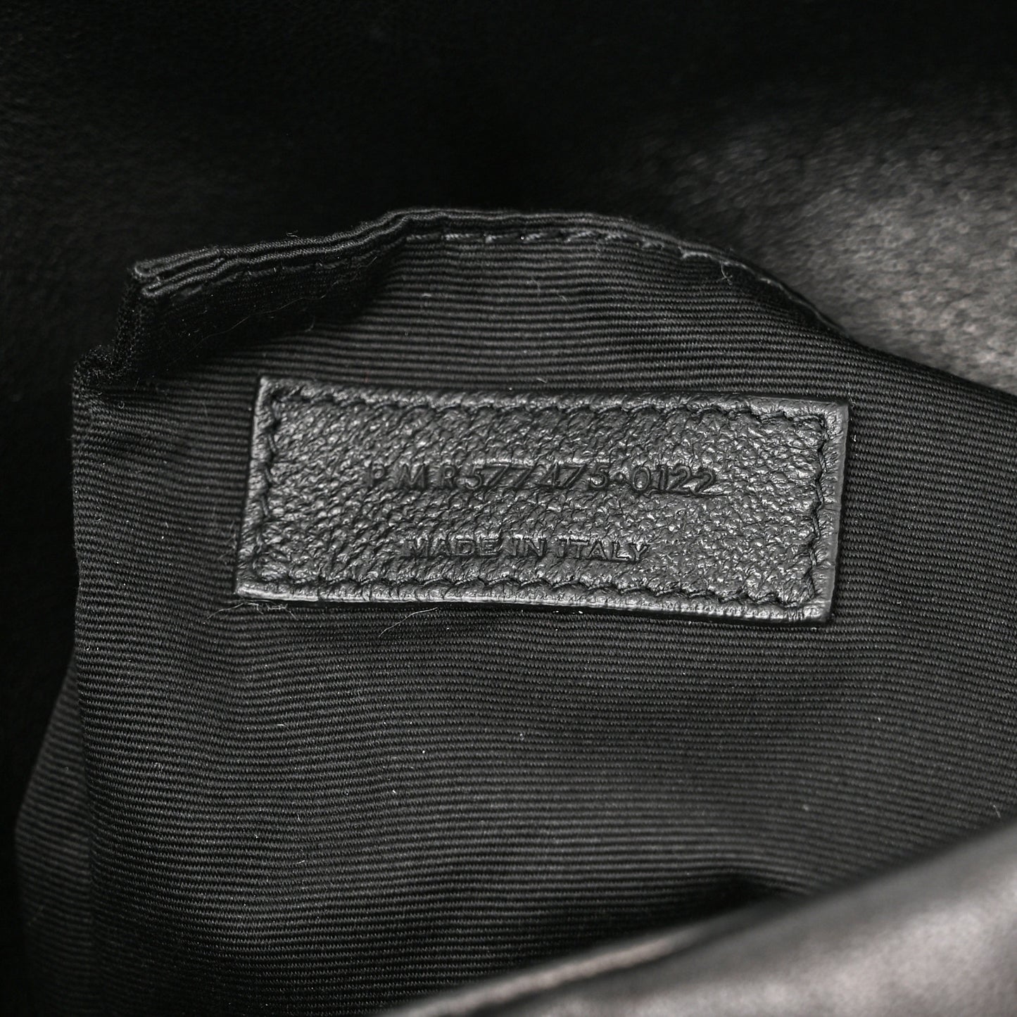 Lambskin Quilted Medium Loulou Puffer Monogram Chain Satchel Black