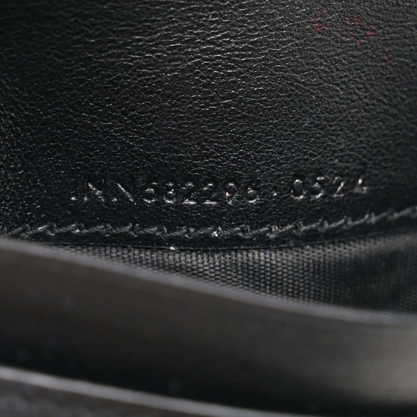 Shiny Calfskin Crocodile Embossed Monogram Uptown Compact Wallet Black