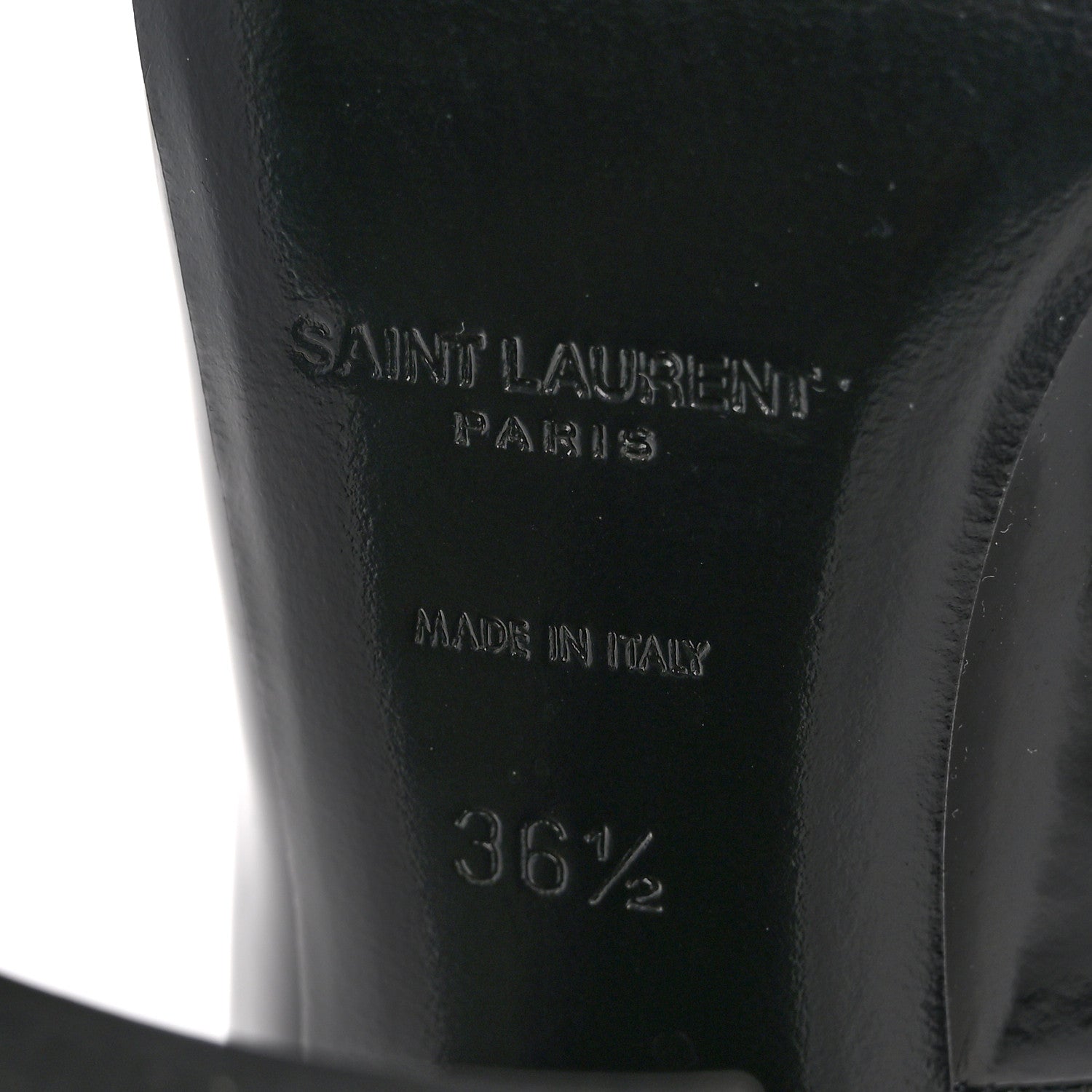 Saint Laurent Patent Silvana 110mm Pumps 36.5 Black 8 of 11