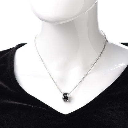 Bulgari Sterling Silver Ceramic Save The Children Pendant Necklace 2 of 6