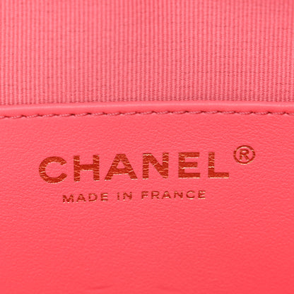 Chanel Lambskin Quilted CC In Love Heart Bag Pink 5 of 9