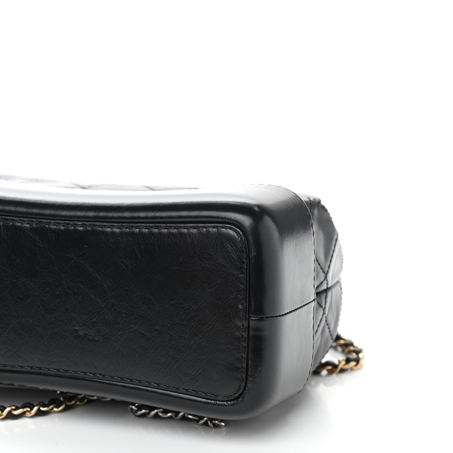 Chanel Aged Calfskin Quilted Small Gabrielle Backpack Black 10 of 11