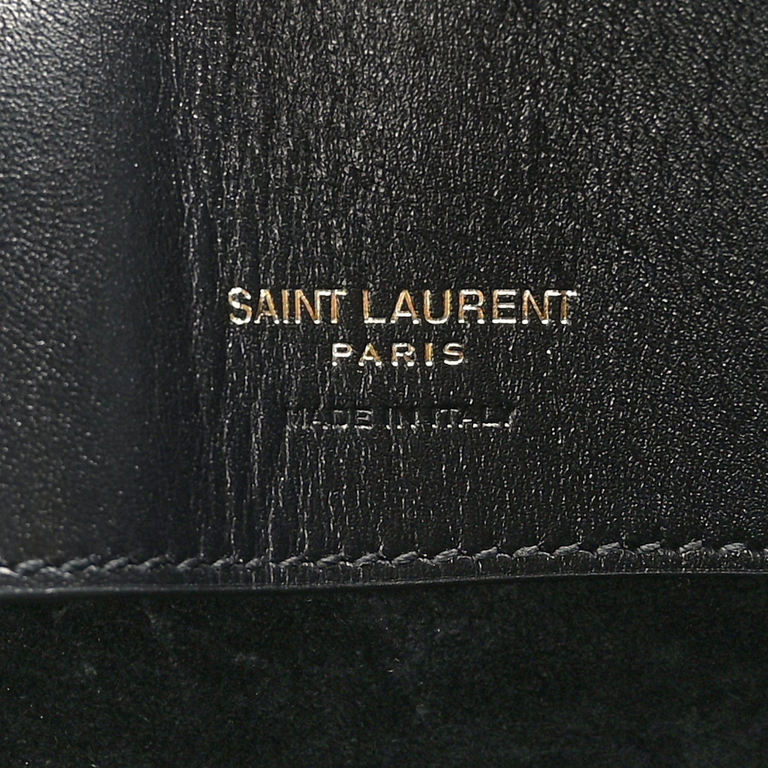 Saint Laurent Shiny Calfskin Le 37 Bucket Bag Black 7 of 11