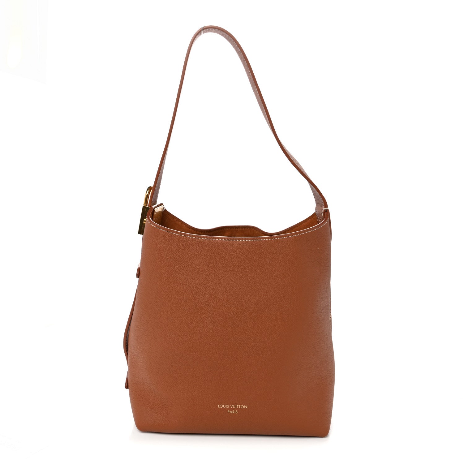 Louis Vuitton Grained Calfskin Low Key Hobo PM Cognac 1 of 9