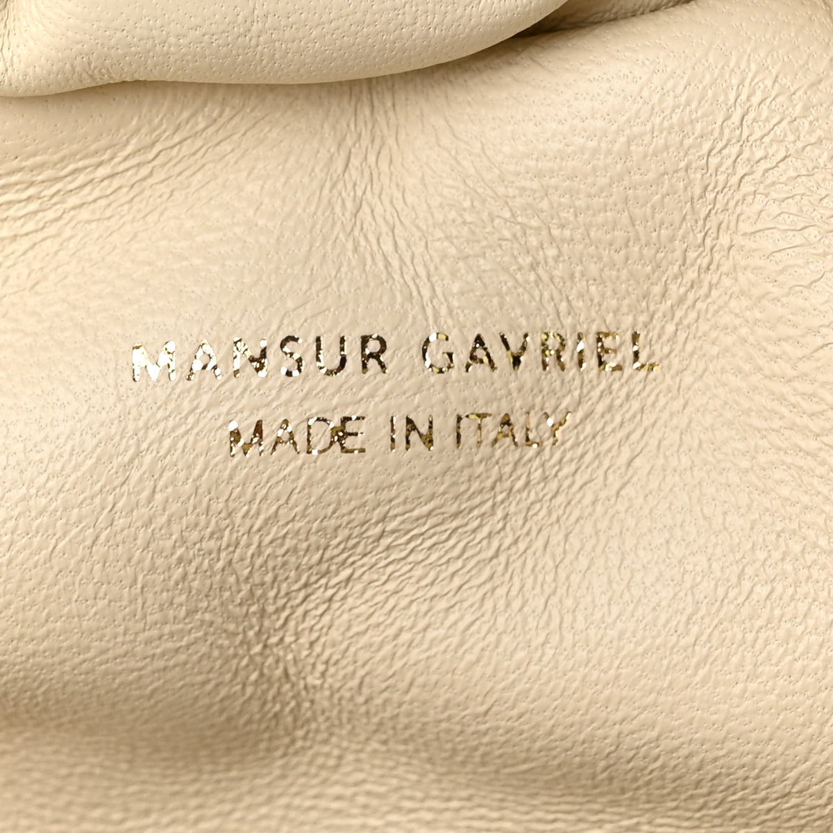 Lambskin Mini Cloud Clutch Pearl