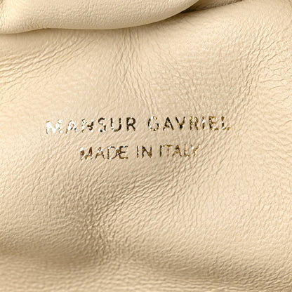 Mansur Gavriel Lambskin Mini Cloud Clutch Pearl 6 of 9
