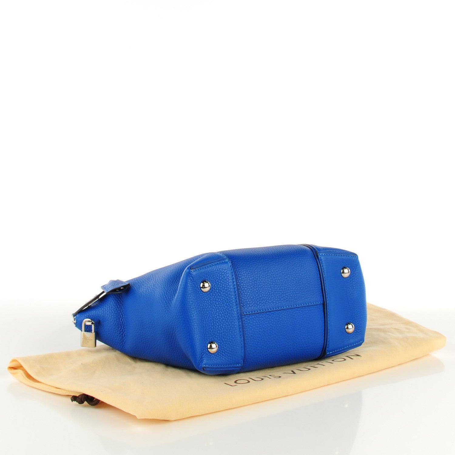 Louis Vuitton Cuir Taurillon Soft Lockit PM Outremer 4 of 8