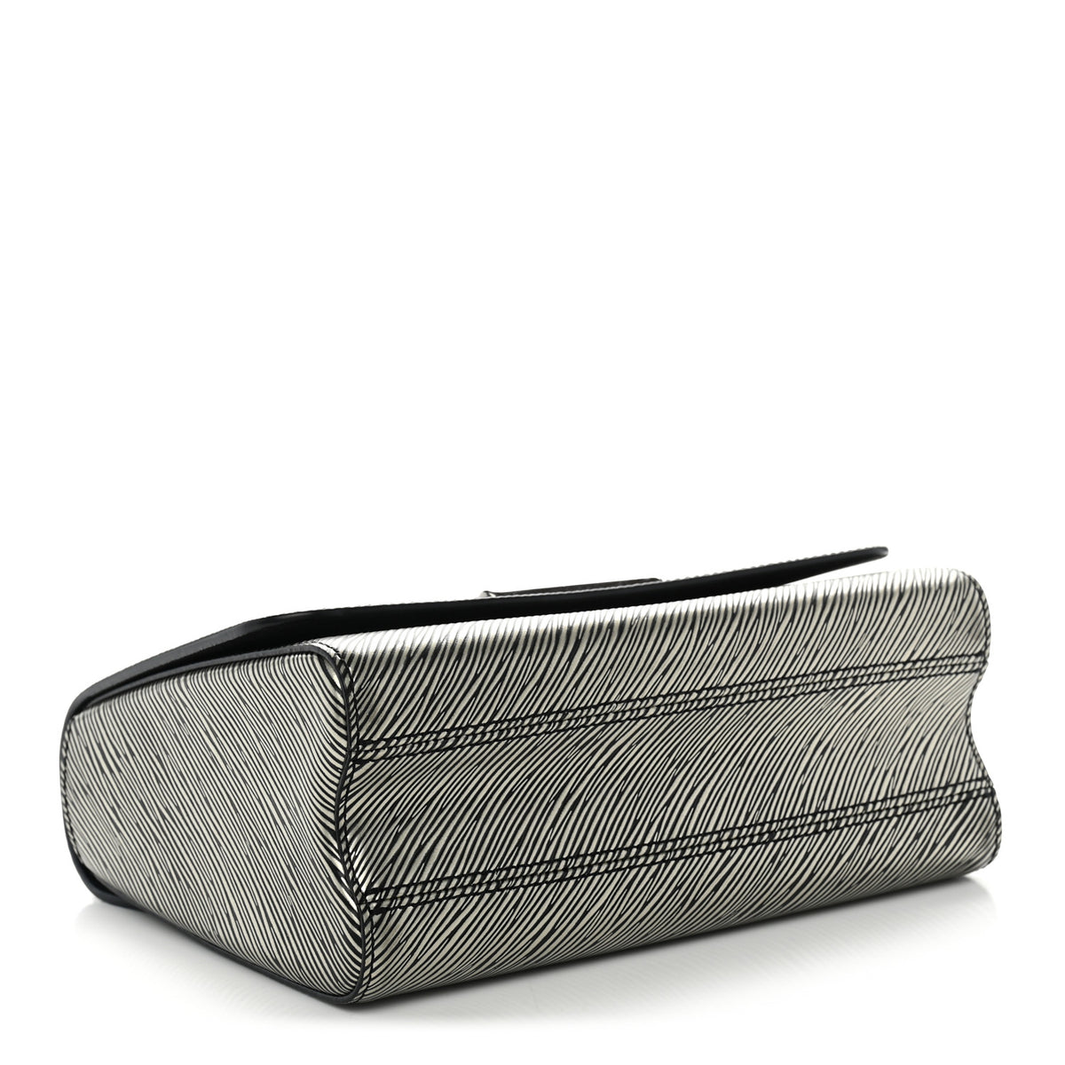 Epi Twist Shoulder Bag MM Platine