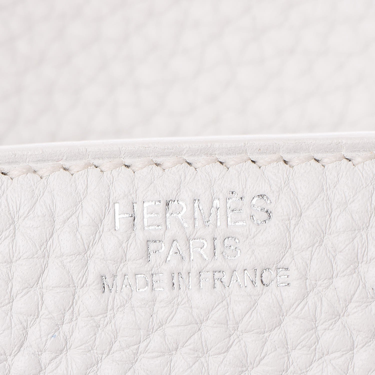 Hermes Taurillon Clemence Birkin 30 White 18 of 36