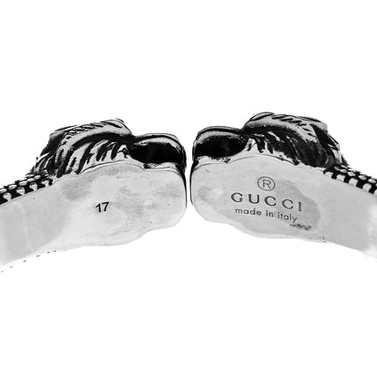 Gucci Sterling Silver Le Marche Des Merveilles Tiger Garden Hinge Bracelet 4 of 7