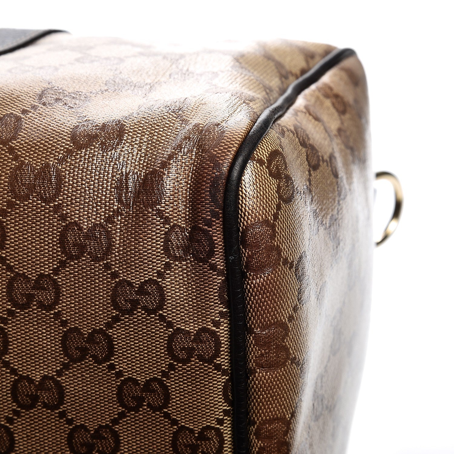 Gucci Crystal Monogram Medium Joy Boston Dark Brown 23 of 24