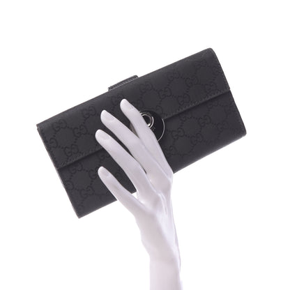Gucci Monogram Eclipse Continental Wallet Black 2 of 7