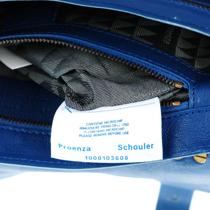 Proenza Schouler Lambskin Medium PS1 Satchel Peacock 9 of 9